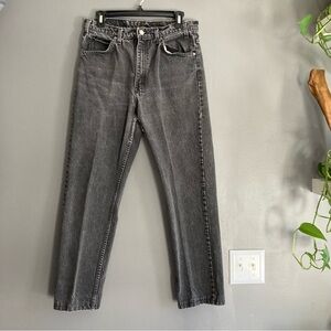 Vintage Orange Tab Black Levi’s Jeans With Alterations